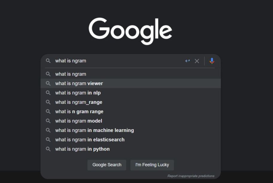 What is NGRAM?